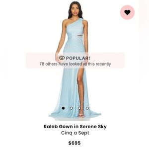 Cinq a Sept Sky Blue “Kaleb Gown” Sz 6